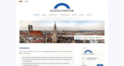 Desktop Screenshot of kadorpartner.de