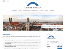 Tablet Screenshot of kadorpartner.de